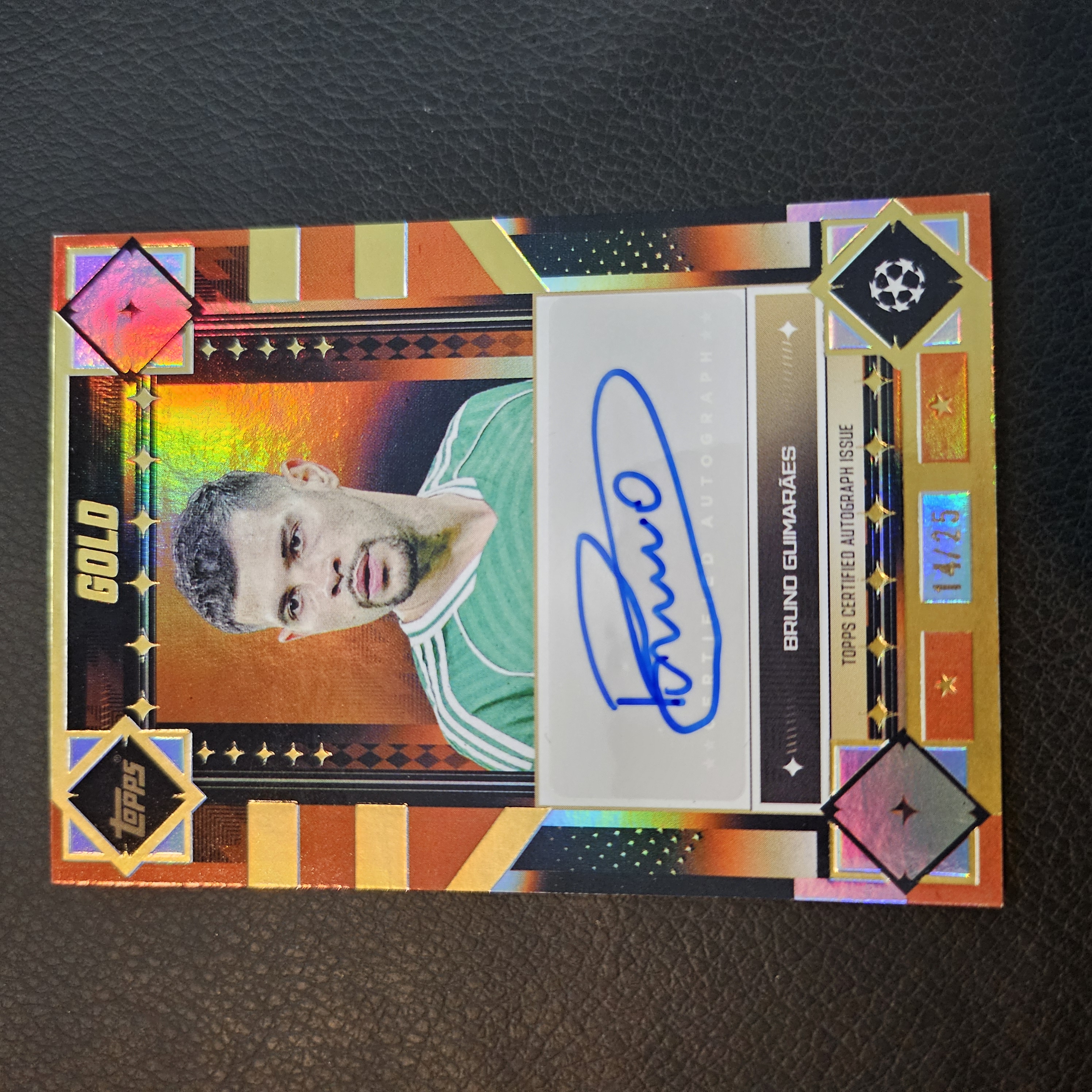 Bruno Guimarães Gold Autograph Orange 14/25