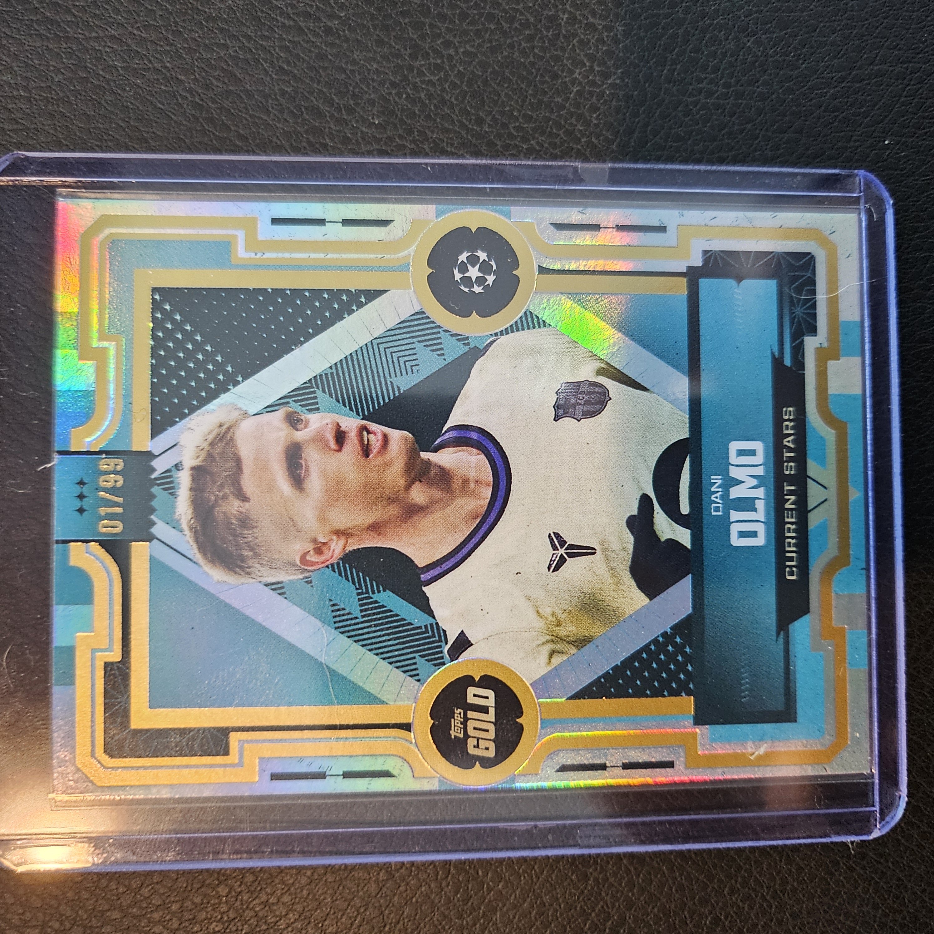 Dani Olmo Topps Gold Current Stars 01/99