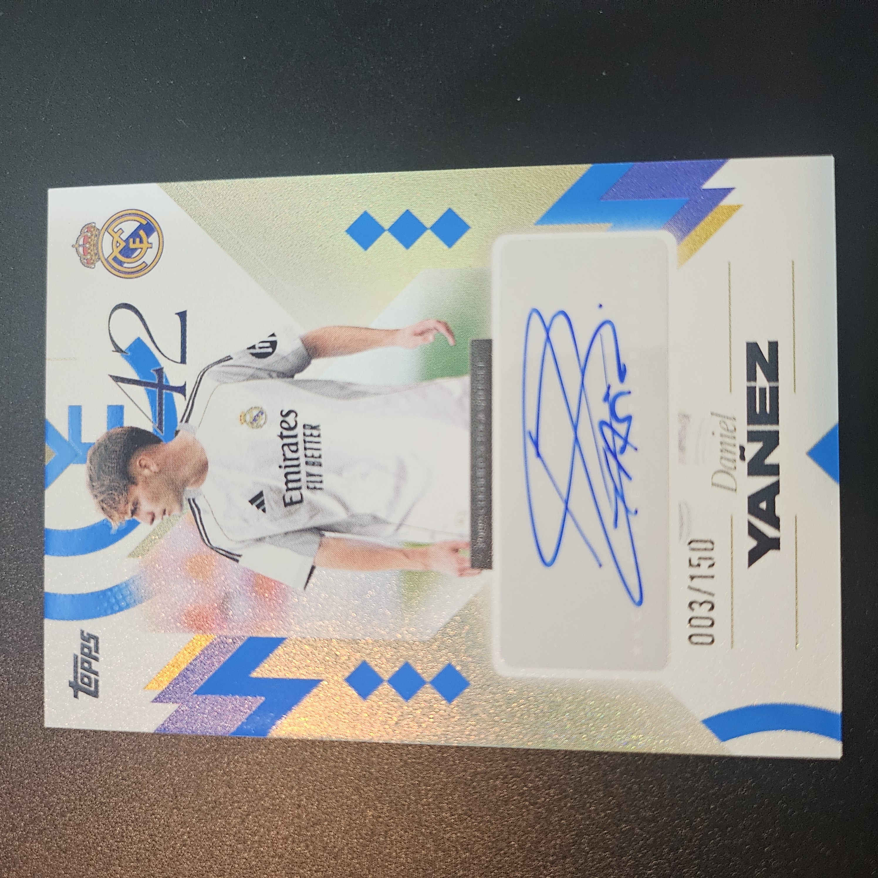 Daniel Yáñez Los Blancos Autograph Blue #LB-DY 003/150 — imagem 1