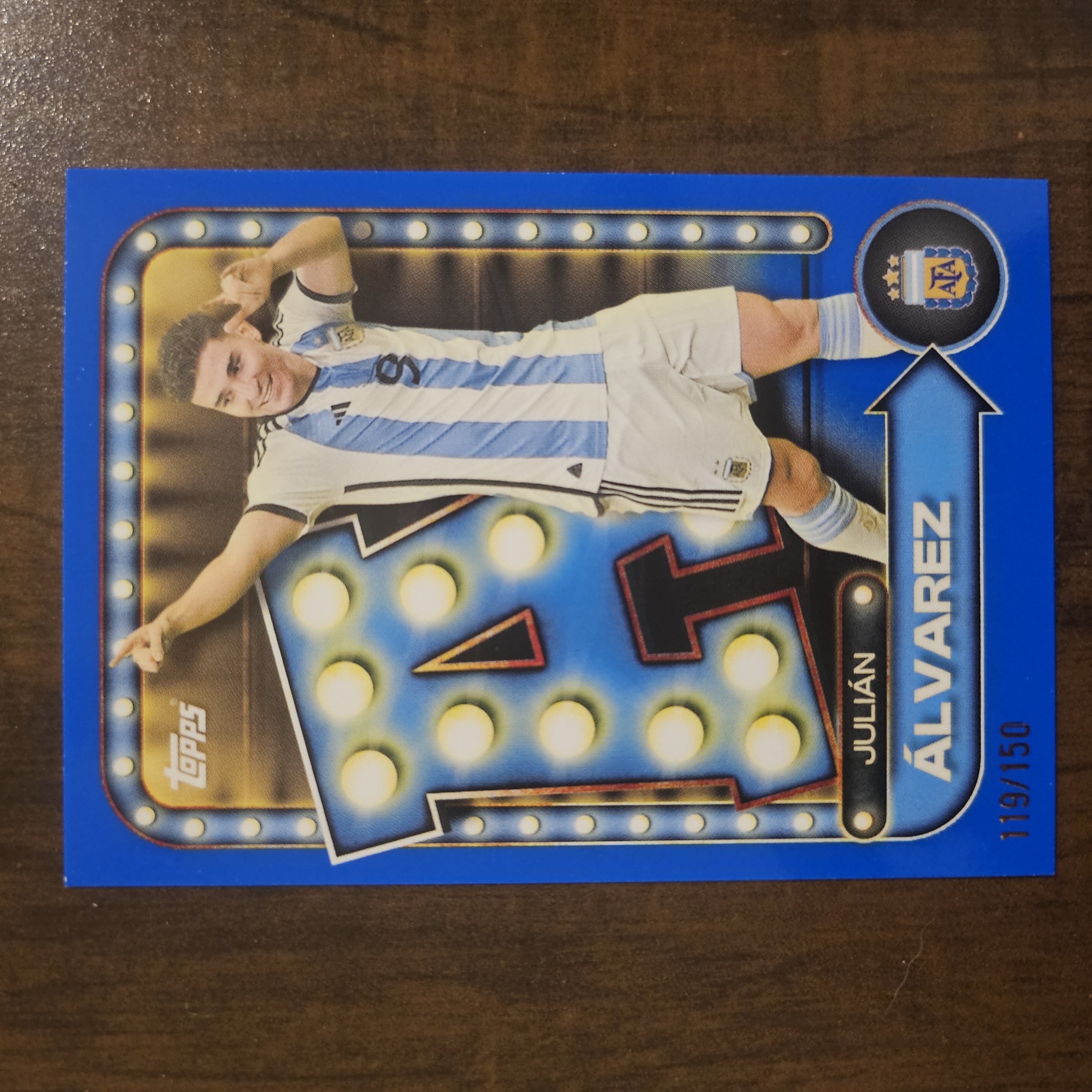 Topps Julián Álvarez #29 Azul 119/150