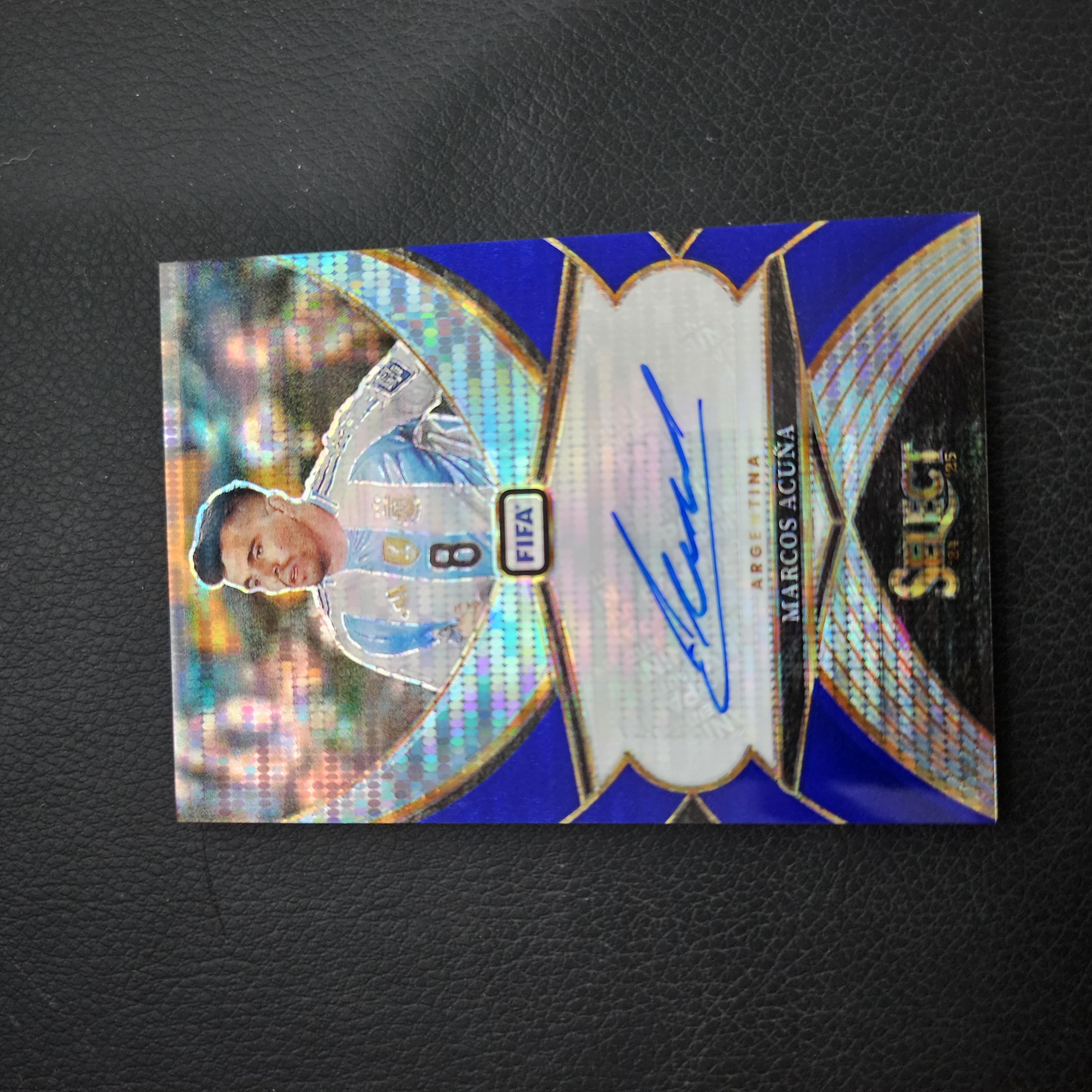 Marcos Acuña Panini Select FIFA Soccer Autograph Prizm #SS-MA